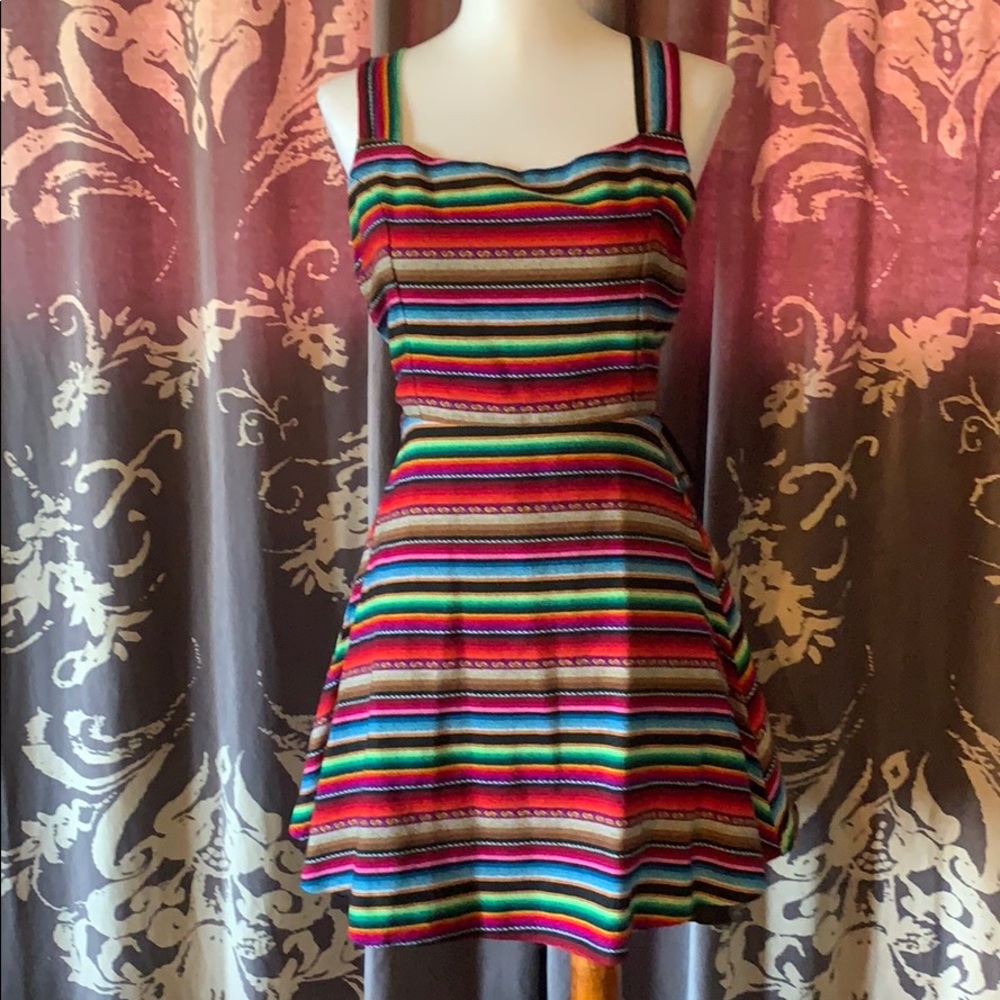 For Love and Lemons Mexican blanket dress